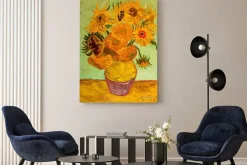 Obraz: Kwiaty słoneczniki w stylu van gogh