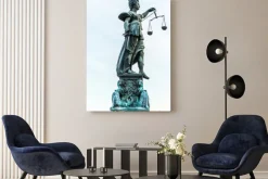 Obraz: Lady sprawiedliwości w frankfurcie