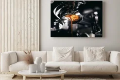 Obraz: Making espresso on a coffee machine