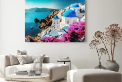 Obraz: Malowniczy krajobraz santorini