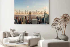 Obraz: Manhattan na tle pogodnego nieba