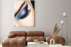 Obraz: Metaliczny make up oka