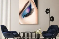 Obraz: Metaliczny make up oka