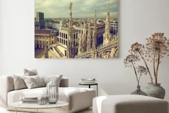 Obraz: Milan, italy. widok na pałac królewski - palazzo realle