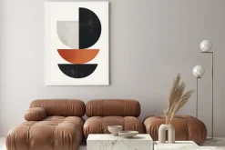 Obraz: Minimalistyczne kształty geometryczne w stylu boho