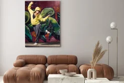 Obraz: Młoda kobieta tancerka