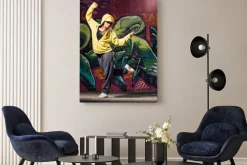 Obraz: Młoda kobieta tancerka