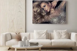 Obraz: Moda portret pięknej blondynka