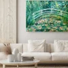 Obraz: Most nad stawem z liliami wodnymi claude monet