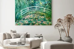 Obraz: Most nad stawem z liliami wodnymi claude monet