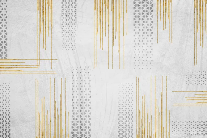 Obraz: Nowoczesne minimalistyczne złote linie