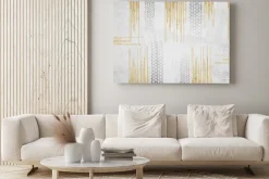 Obraz: Nowoczesne minimalistyczne złote linie