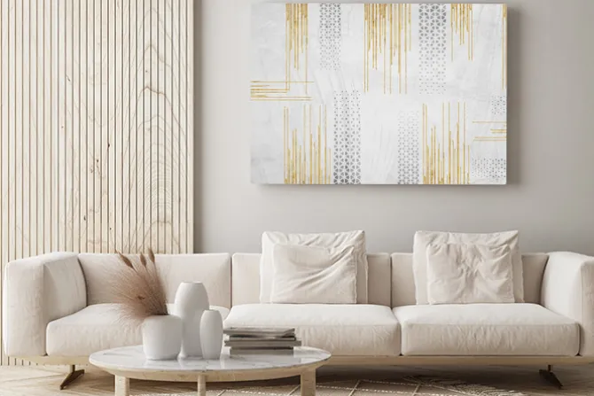 Obraz: Nowoczesne minimalistyczne złote linie