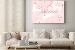 Obraz: Obejmować jelenia wzór