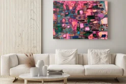 Obraz: Oil painting, abstract drawing, handmade