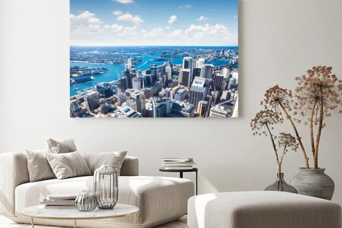 Obraz: Panorama sydney z wieżą widokową