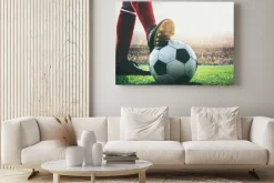 Obraz: Piłkarz gotowy do meczu