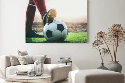 Obraz: Piłkarz gotowy do meczu