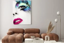 Obraz: Piękna kobieta twarz z doskonałym makijażu