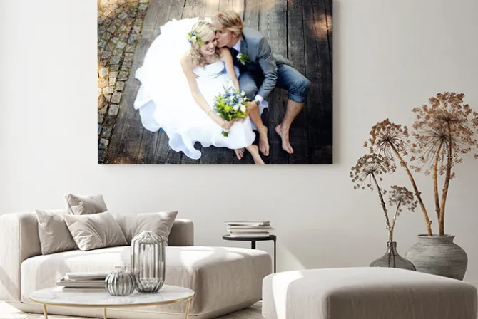Obraz: Piękna para ślub