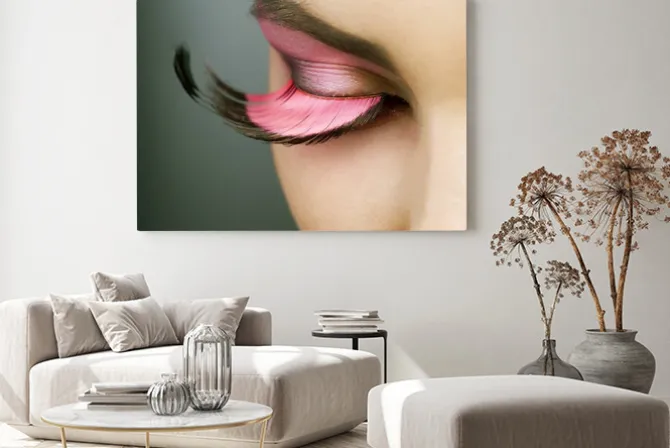 Obraz: Piękny makijaż fashion wakacje