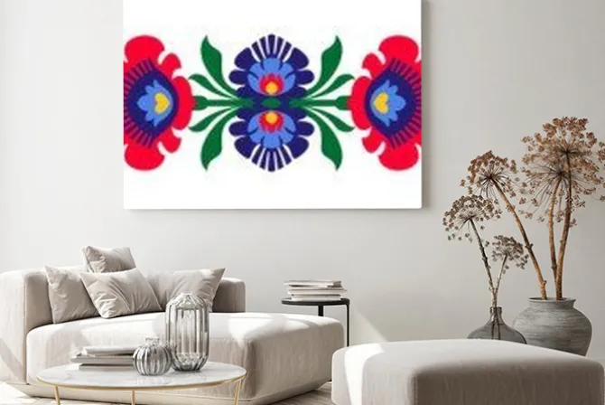 Obraz: Polskie kwiaty ludowe