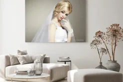 Obraz: Portret ślub pięknej panny młodej