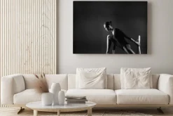 Obraz: Portret młodej pięknej kobiety gimnastyczki