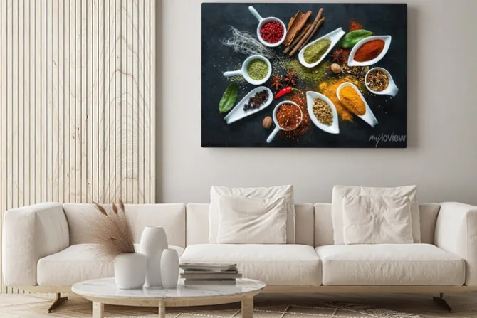 Obraz: Różne zioła i przyprawy