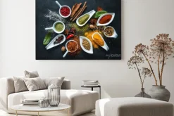 Obraz: Różne zioła i przyprawy