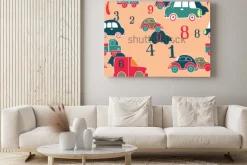 Obraz: Samochody i cyfry