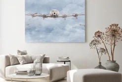 Obraz: Samoloty lecące wśród chmur
