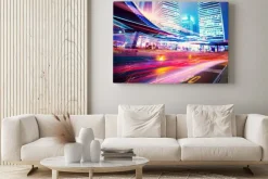 Obraz: Scena nocy nowoczesne miasta