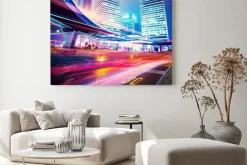 Obraz: Scena nocy nowoczesne miasta