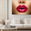 Obraz: Seksowne usta. pocałunek