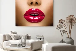 Obraz: Seksowne usta. pocałunek