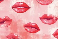 Obraz: Soczyste czerwone usta