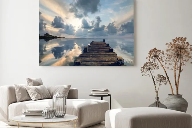 Obraz: Stare molo krajobraz