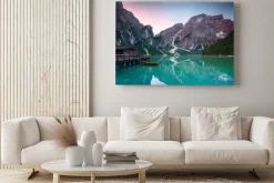 Obraz: Sunrise italien lake