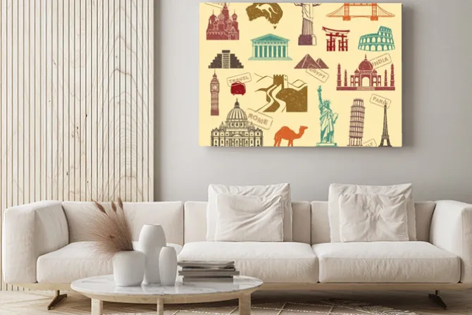 Obraz: Symbole podróży