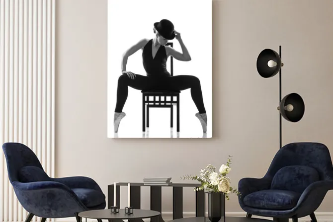 Obraz: Tancerka siedząca na krześle