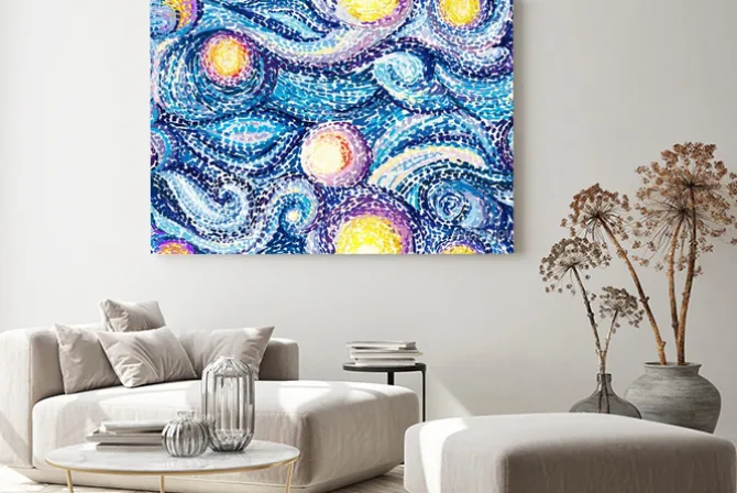 Obraz: Tło van gogha