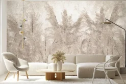 Obraz: Trawy pampasowe na beżowym tle