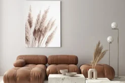 Obraz: Trawy w stylu boho na jasnym tle