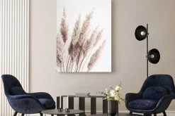 Obraz: Trawy w stylu boho na jasnym tle