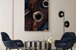 Obraz: Turkish coffee in a copper turks