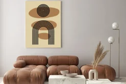 Obraz: Łuki i geometryczne kształty w stylu boho