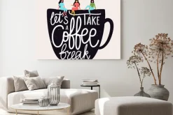 Obraz: Vector flat style illustration with women talking to each other