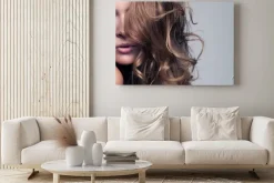 Obraz: Vogue styl portret pięknej kobiety delikatnej