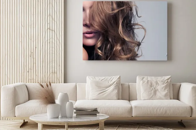 Obraz: Vogue styl portret pięknej kobiety delikatnej